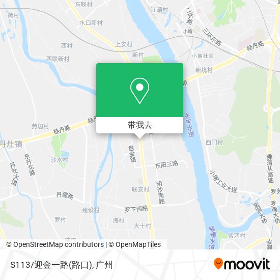 S113/迎金一路(路口)地图