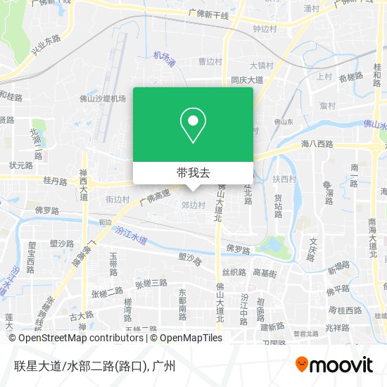 联星大道/水部二路(路口)地图