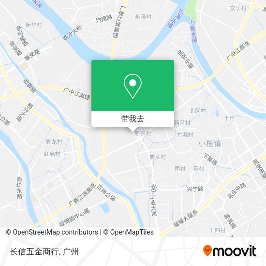 长信五金商行地图