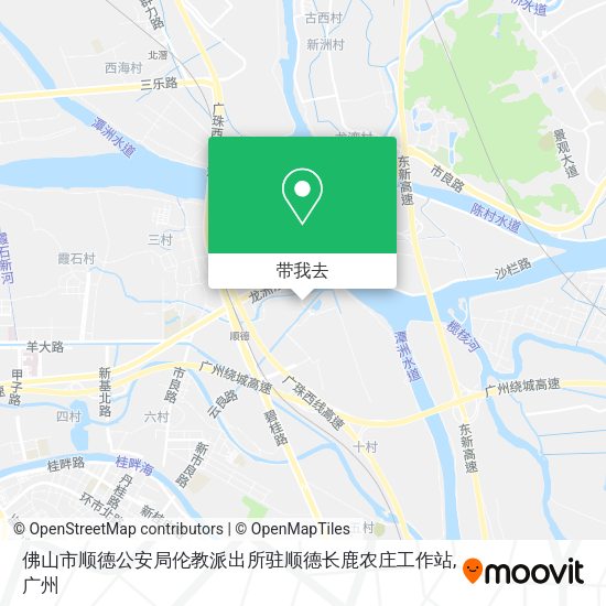 佛山市顺德公安局伦教派出所驻顺德长鹿农庄工作站地图