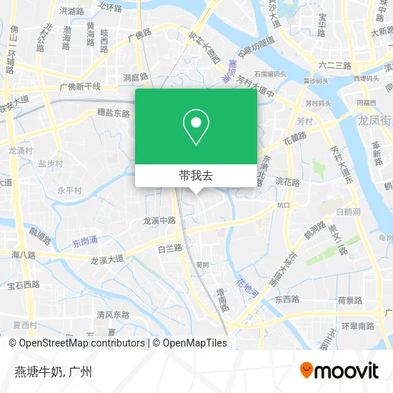 燕塘牛奶地图