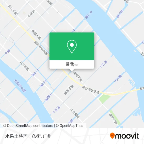 水果土特产一条街地图