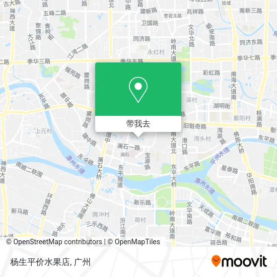 杨生平价水果店地图