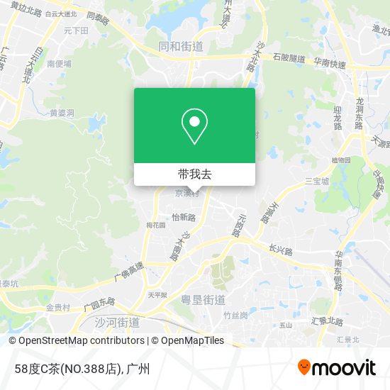 58度C茶(NO.388店)地图