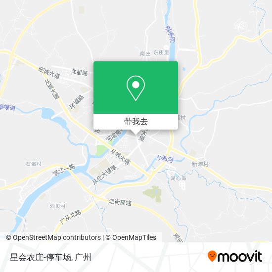 星会农庄-停车场地图