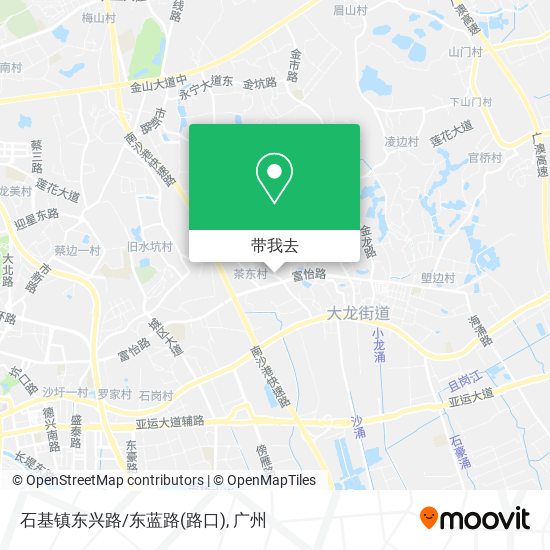 石基镇东兴路/东蓝路(路口)地图