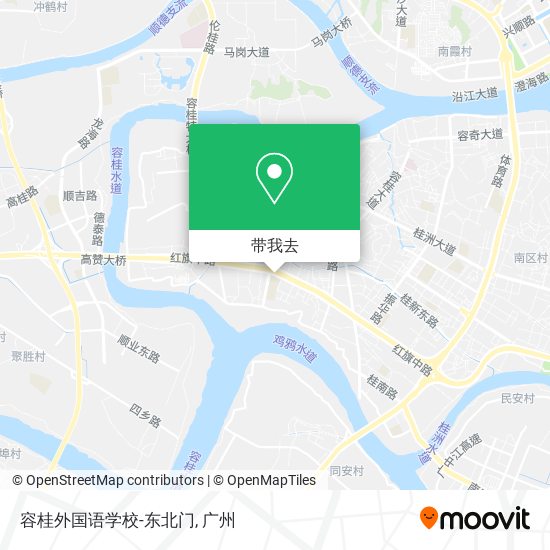容桂外国语学校-东北门地图