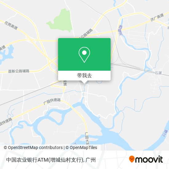 中国农业银行ATM(增城仙村支行)地图