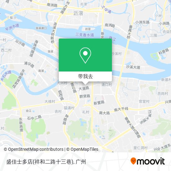 盛佳士多店(祥和二路十三巷)地图