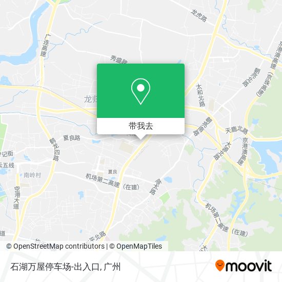 石湖万屋停车场-出入口地图