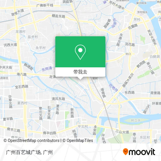 广州百艺城广场地图
