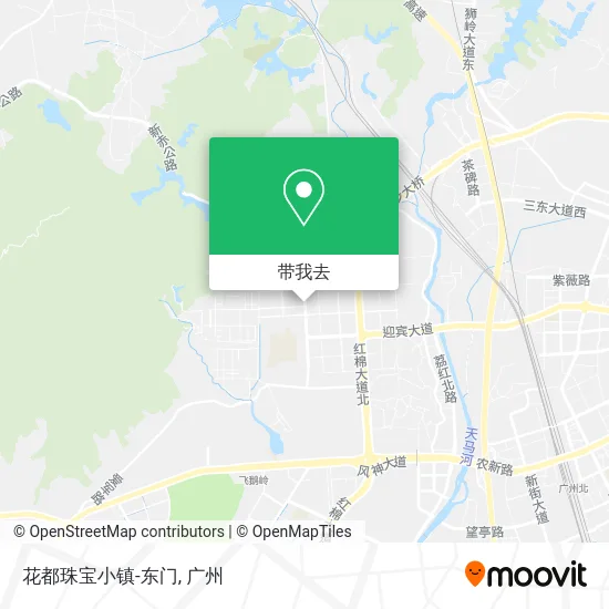 花都珠宝小镇-东门地图