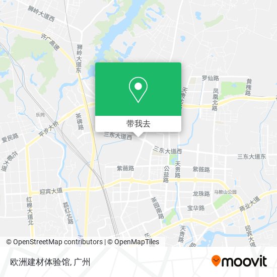 欧洲建材体验馆地图