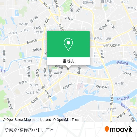 桥南路/福德路(路口)地图