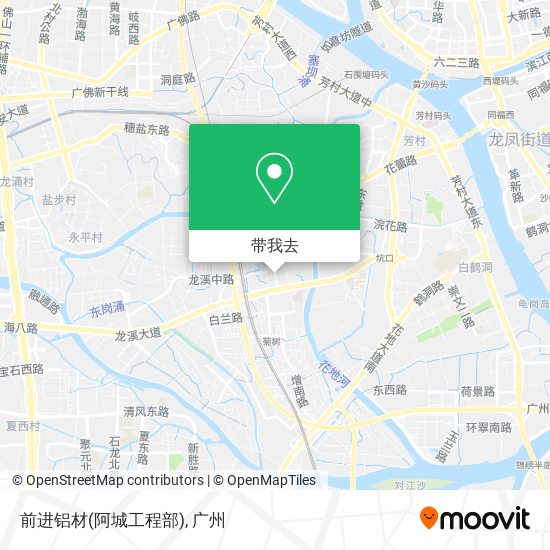 前进铝材(阿城工程部)地图