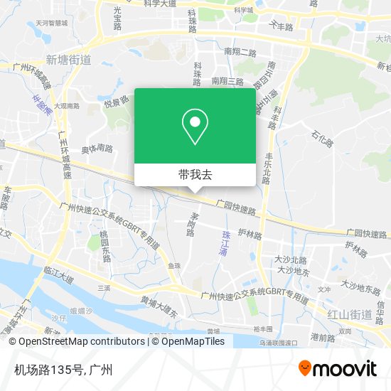 机场路135号地图
