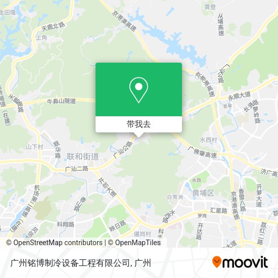 广州铭博制冷设备工程有限公司地图