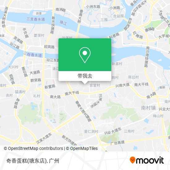 奇香蛋糕(塘东店)地图