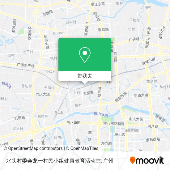 水头村委会龙一村民小组健康教育活动室地图