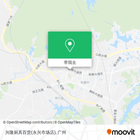 兴隆厨具百货(永兴市场店)地图