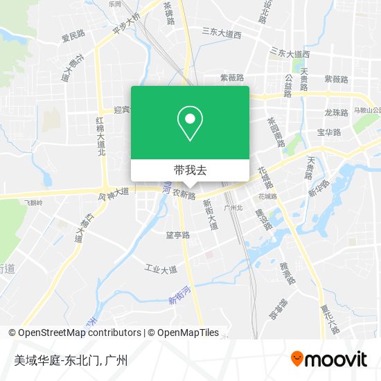 美域华庭-东北门地图