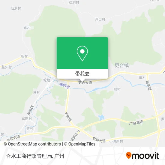 合水工商行政管理局地图