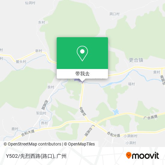 Y502/先烈西路(路口)地图