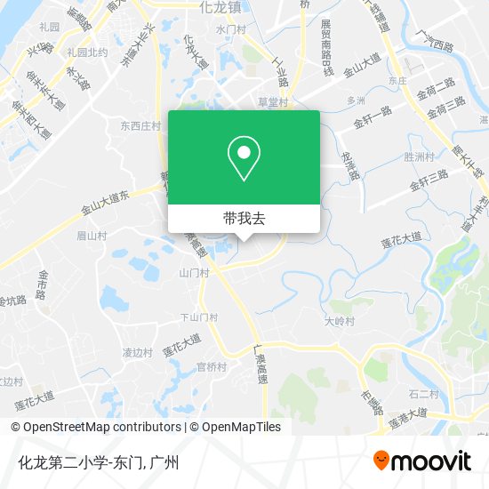 化龙第二小学-东门地图