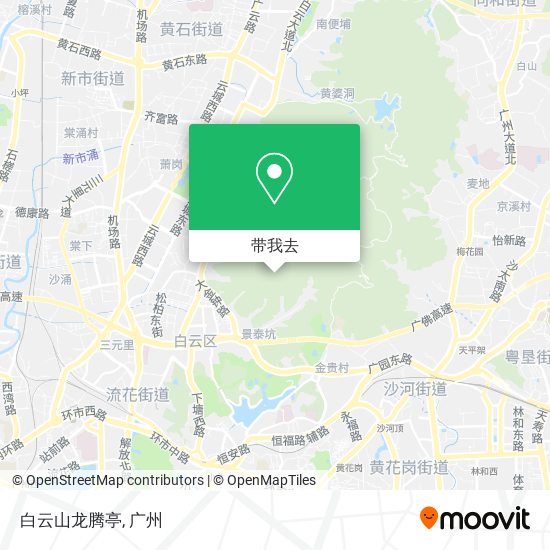 白云山龙腾亭地图