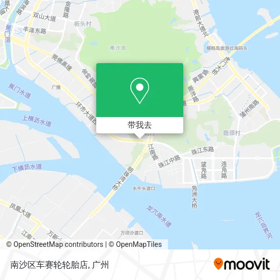 南沙区车赛轮轮胎店地图