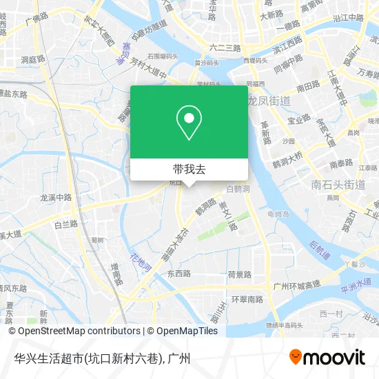 华兴生活超市(坑口新村六巷)地图