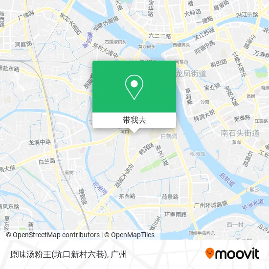 原味汤粉王(坑口新村六巷)地图