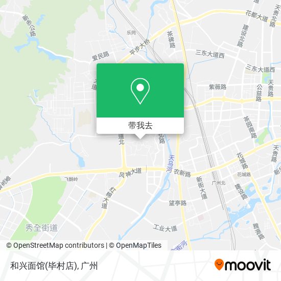 和兴面馆(毕村店)地图