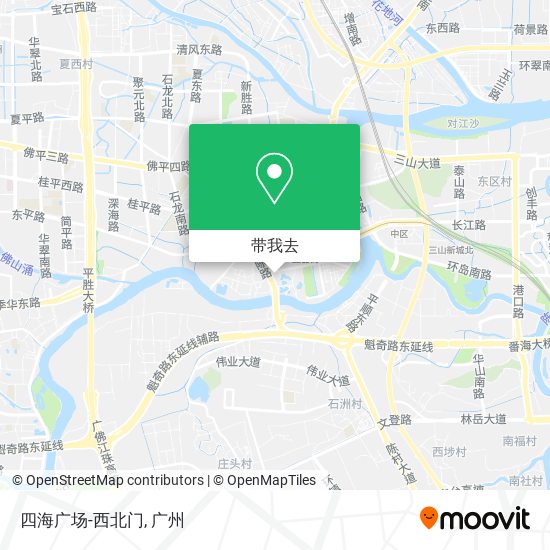 四海广场-西北门地图