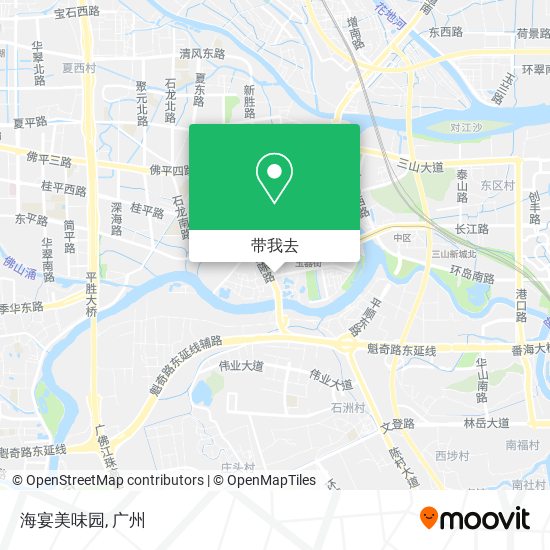 海宴美味园地图