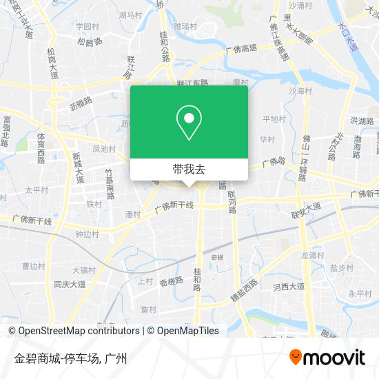 金碧商城-停车场地图