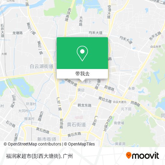 福润家超市(彭西大塘街)地图