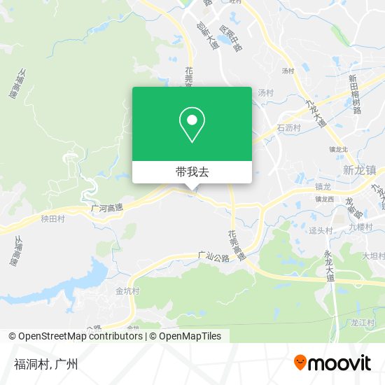 福洞村地图