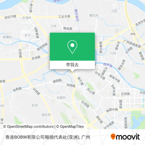 香港BOBW有限公司顺德代表处(亚洲)地图