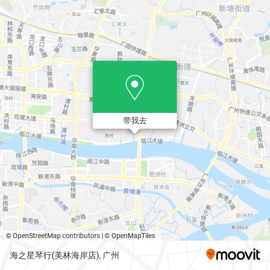 海之星琴行(美林海岸店)地图