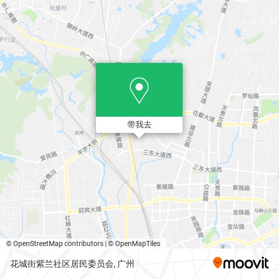 花城街紫兰社区居民委员会地图