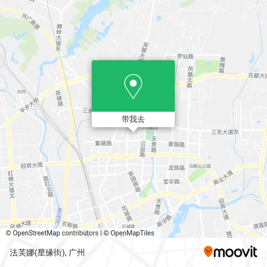 法芙娜(星缘街)地图