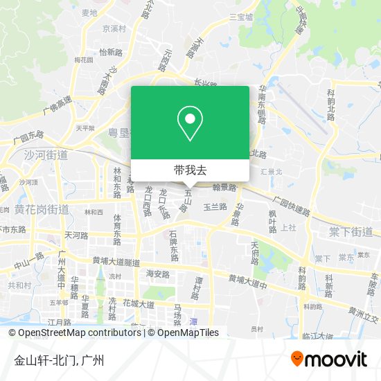 金山轩-北门地图