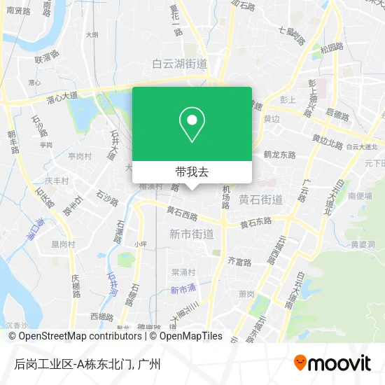 后岗工业区-A栋东北门地图