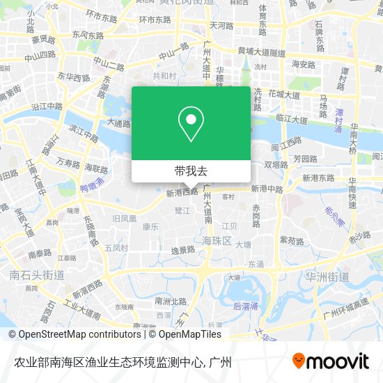 农业部南海区渔业生态环境监测中心地图