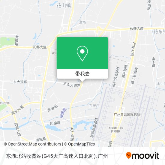 东湖北站收费站(G45大广高速入口北向)地图