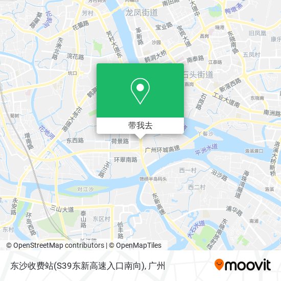 东沙收费站(S39东新高速入口南向)地图
