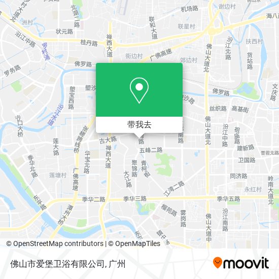佛山市爱堡卫浴有限公司地图