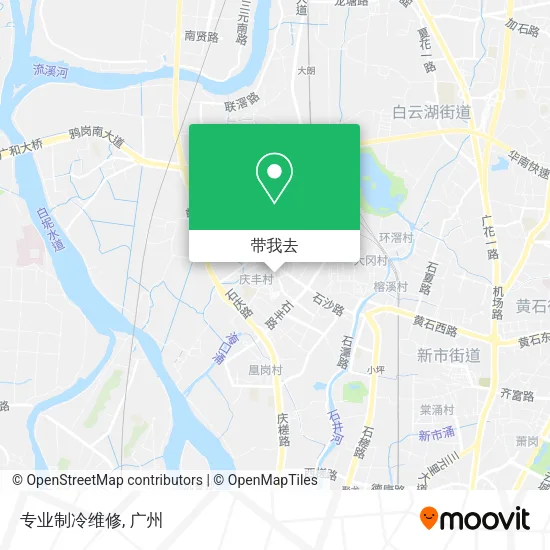 专业制冷维修地图