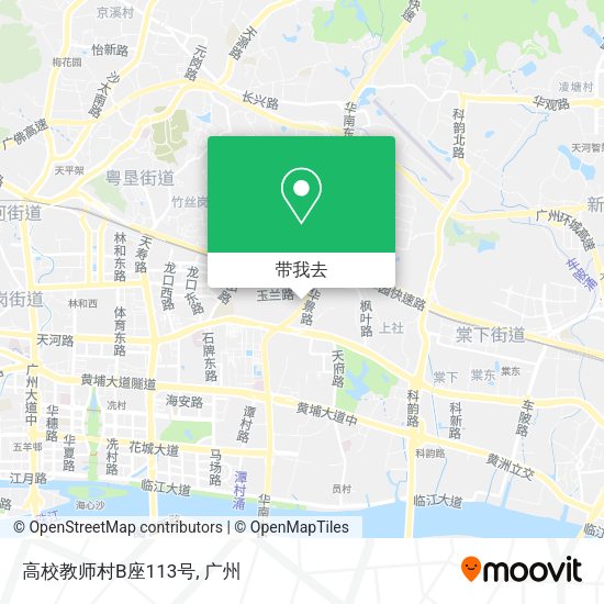 高校教师村B座113号地图